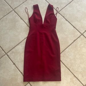 Alice + Olivia red dress